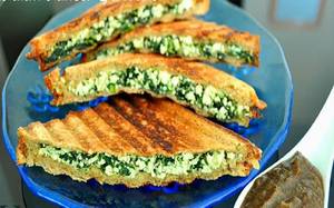 Palak Paneer Sandwich