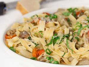 Tagliatelle Con Verdura (pasta With Roasted Veggies)