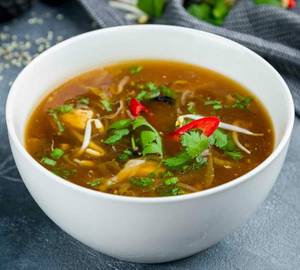 Hot n sour chicken soup