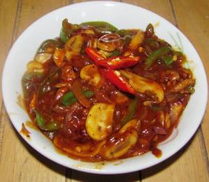 Chilli Mushroom Gravy