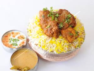 Chicken Friy Piece Biryani Handi
