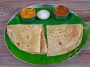 Chapati (2 Nos) With Curry