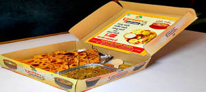 Sattu Pyaj Paratha Thali