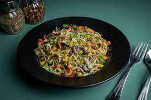 Non Veg Spaghetti Aglio E Olio Pasta