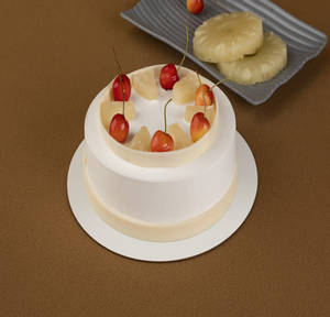 Eggless Fresh Cream Pineapple Cake (500gm)