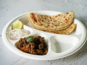 Paratha And Chicken Chettinad Meal - Serves 1