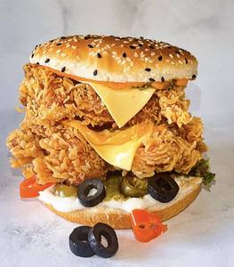 All American Chicken Zinger Burger