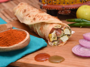 Egg Paneer Roll