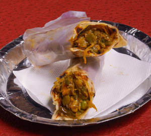 Mixed Veg Cheese Roll