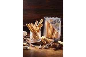 Chilli Garlic Grissini - Breadsticks (100% Whole Wheat)