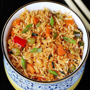 Andhra Veg Biryani (spicy)