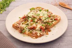 Stuff On Toast [Eggless]