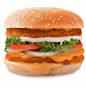 Veg Double Patty Burger