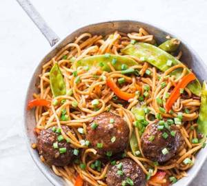 Egg manchuria noodles