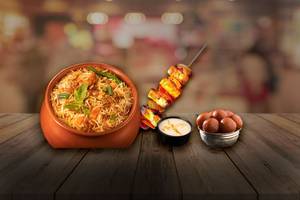 Veg Biryani & Paneer Tikka Combo (Serves 1)