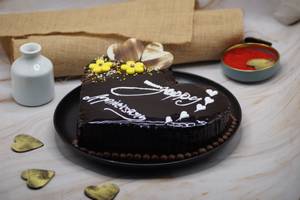 Chocolate Heart Shape Cake
