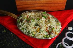 Matar Mushroom Pulao