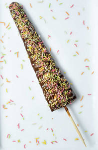 Chocolate Waffle With Sprinkles - Stick (dark)