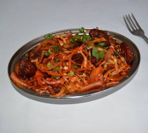 Veg Manchurian Noodles