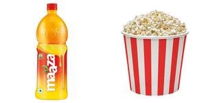 Maaza Juice 250 Ml + Popcorn