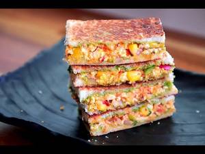 Schezwan Cheese Toast