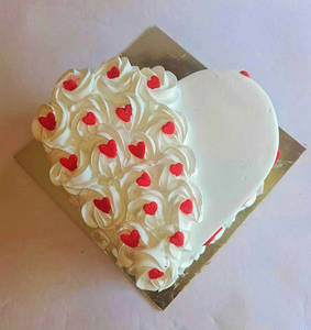 Vanilla Cake (heart Shaped)