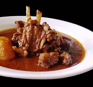 Homely Mutton Curry (tender Goat) With Alu