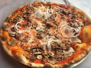 7"  Magic Mushrooms Pizza