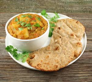 Chappathi And Pottato Curry