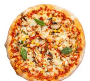 8" Chicken Corn Pizza