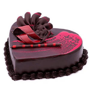 Heart Shape Chocolate Cake