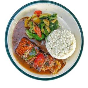Grilled Non-veg Platter With Chicken Steak