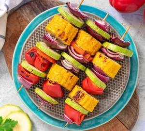 Mexican Veg Skewers (Or) Cottage Cheese