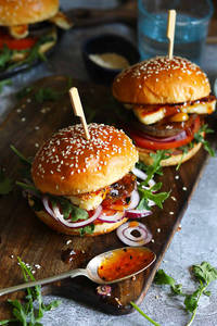 Aalu Tikki  Burger