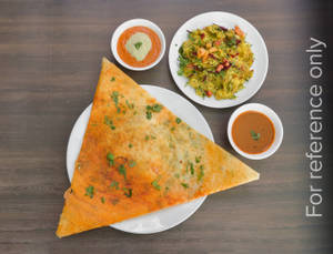 Onion Rava Masala Dosa