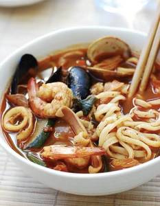 Korean Spicy Seafood Noodles Gravy