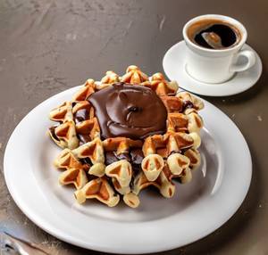 Coffee waffle