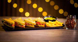 Grill Cottage Cheese Sandwich