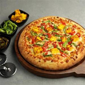 Regular Tandoori Paneer Pizza Pizza (4 Slice)