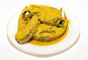 Mustard (shorshe) Masala Fry - Catla Fish Fry - 2 Pcs
