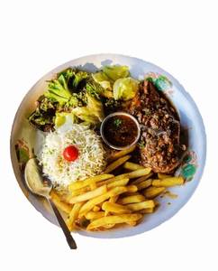 Authentic American Style Grilled Chicken With Smoked Bbq & Mushroom Sauce