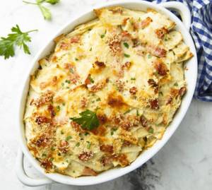 White Sauce Baked Pasta    