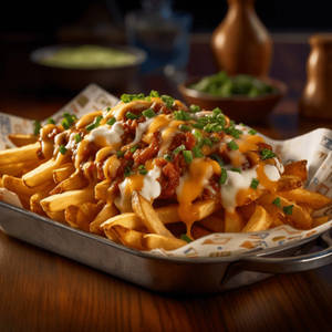 Chicken Tikka Loaded Fries