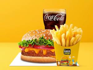 Tandoori Chicken Burger + Salted Fries + Pepsi [250Ml]