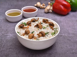 Mushroom fried rice