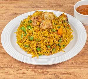 Veg Triple Sichuan Steam Rice