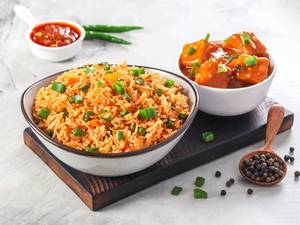 Schezwan Paneer Manchurian Rice