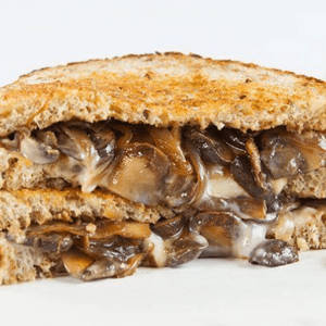 Mushroom And Onion Sandwich