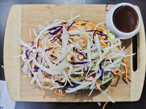 Red Cabbage Papaya Salad