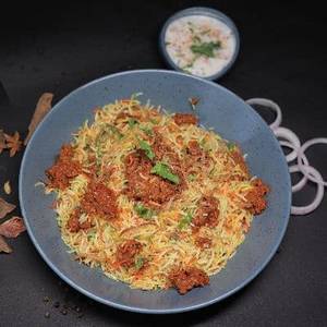 Mutton Keema Tawa Biryani
